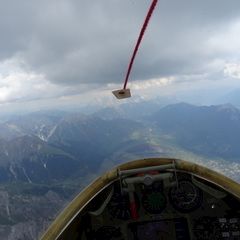 Flugwegposition um 12:06:55: Aufgenommen in der Nähe von Gemeinde Schönwies, Österreich in 3207 Meter